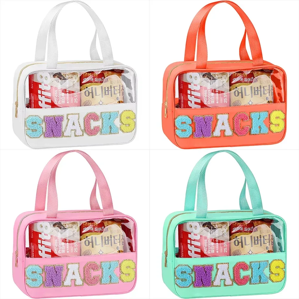 Nouveaux sacs de maquillage transparents en PVC, sac de voyage Portable pour cosmétiques, organisateur de grande capacité, sac de lavage pour femmes