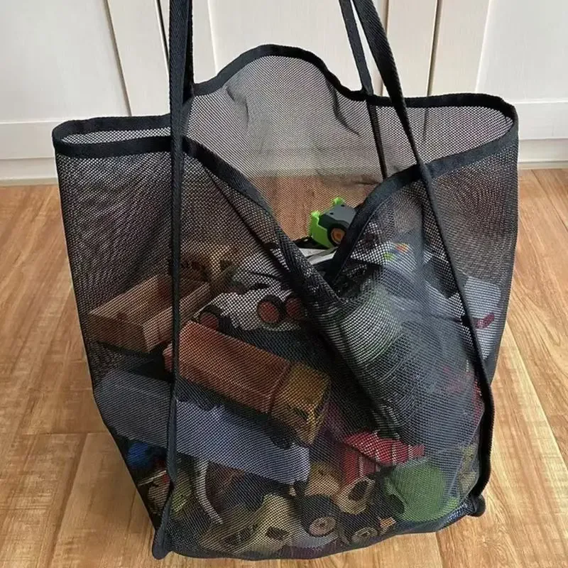 sac de plage, sac de rangement pour enfants, sac de rangement pour la plage et la natation, sac de courses, durable et réutilisable.
