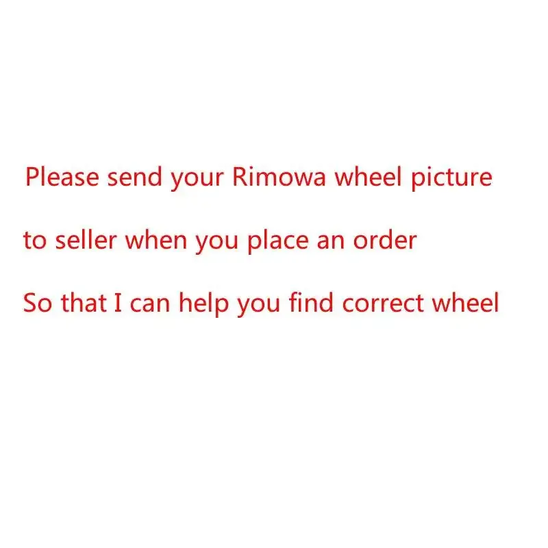 roue à bagages pour réparation de valise rimowa, roues porteuses de remplacement, boîtier de chariot spécial, roulettes silencieuses, accessoires de bagages