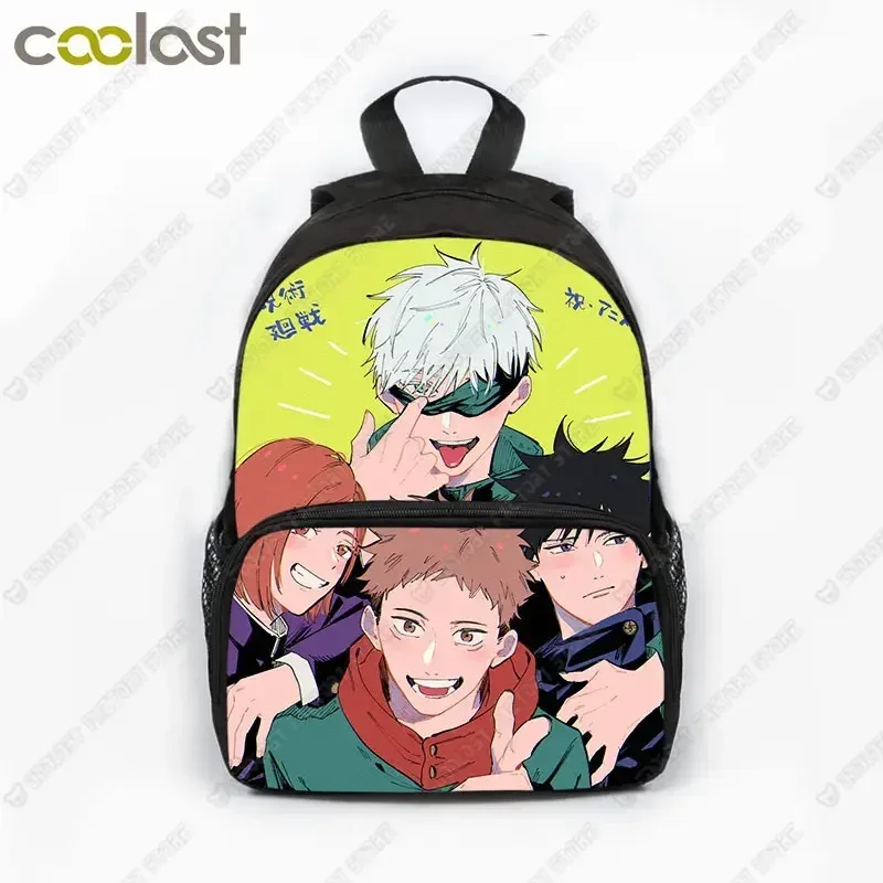 sac à dos de 13 pouces pour enfants, cool gojo satoru, yuji itadori, papeterie scolaire pour garçons