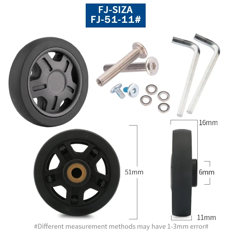 roues de rechange pour valise, roulettes silencieuses universelles, accessoires pour valises de 20 à 28 pouces