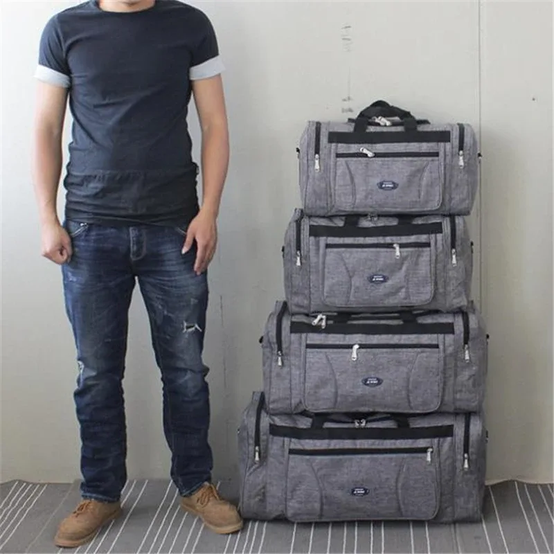 oxford – sacs de voyage imperméables pour hommes, bagages à main, grand sac de voyage d'affaires de grande capacité, sac de voyage pour week-end