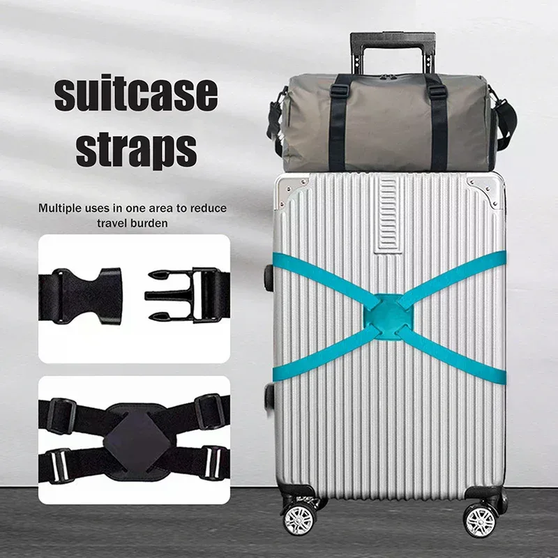 sangle de fixation élastique réglable pour valise, bande de cerclage, sangle de fixation sécurisée, antivol, ceinture de regroupement pour voyage