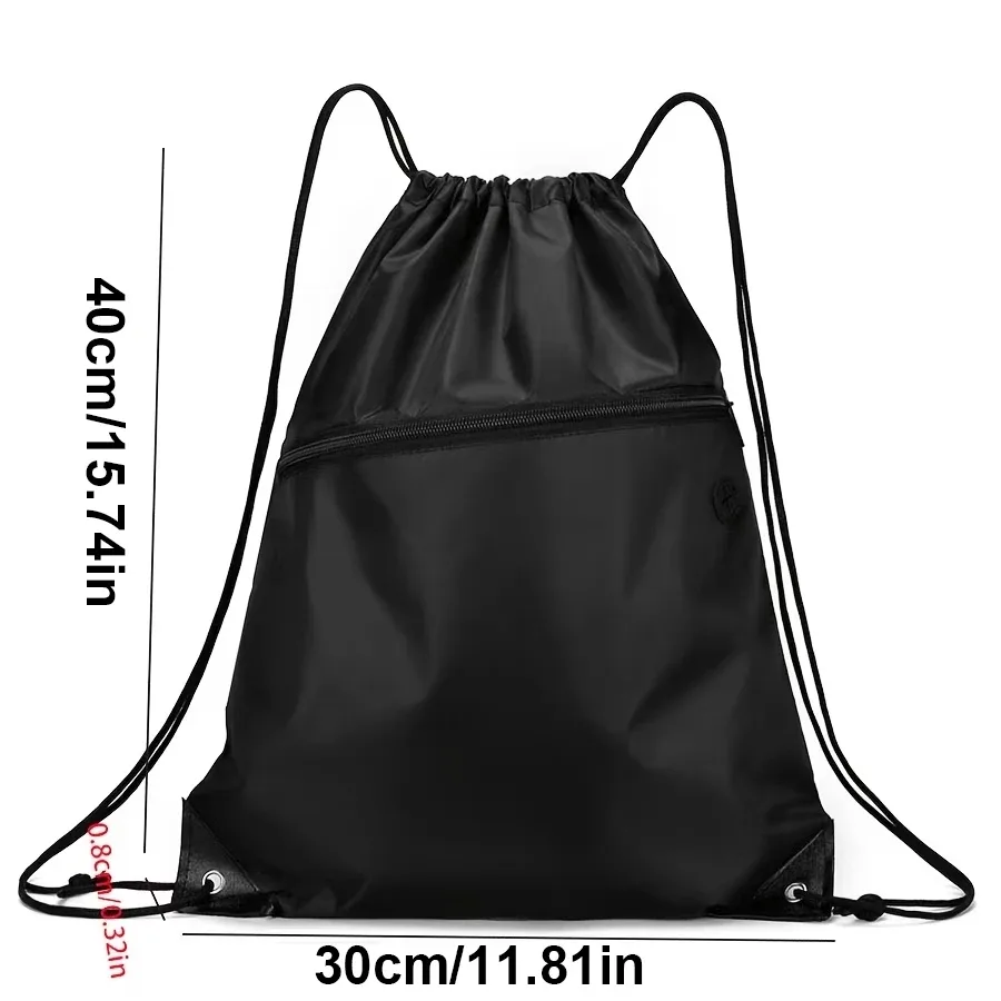 sac à cordon de serrage 1 pièce, sac à dos à cordon de serrage de grande capacité, sac de voyage pour sports de plein air, trousse de toilette