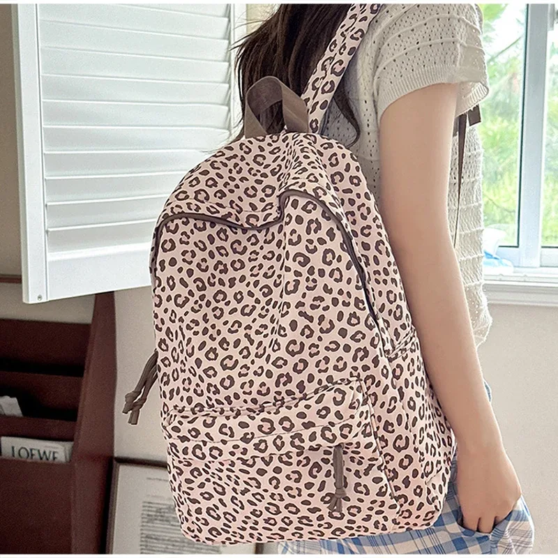 sac à dos léopard tendance, sac d'école, sac de voyage décontracté pour le quotidien, sac à dos léger grande capacité pour ordinateur portable, sac à livres