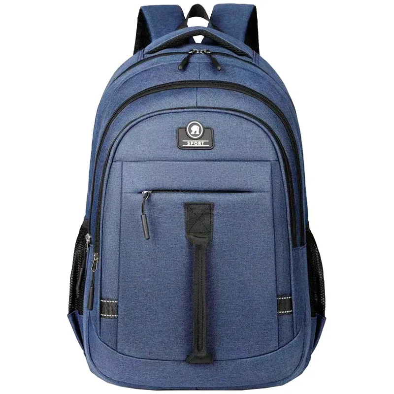 le sac à dos pour hommes convient aux voyages d'affaires. il a un design à main avec plusieurs poches et est un sac de livre.