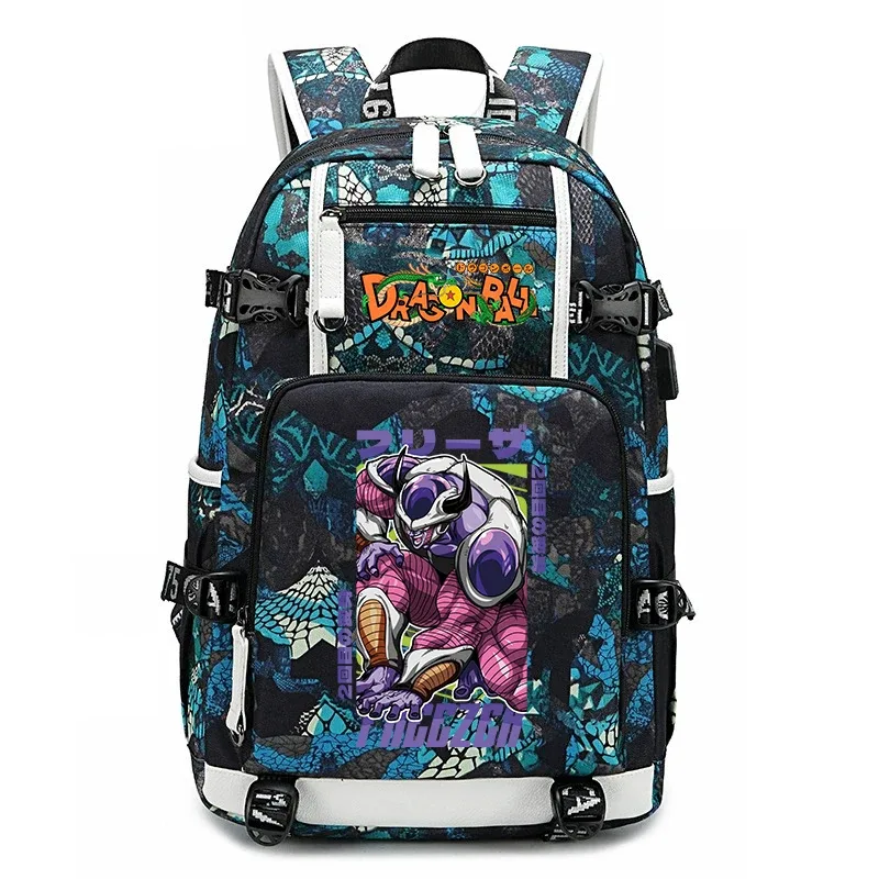 sac à dos pour étudiants avec imprimé dragon ball z, grande capacité, sac à dos décontracté pour enfants, adolescents, garçons et filles, pour l'école et les voyages
