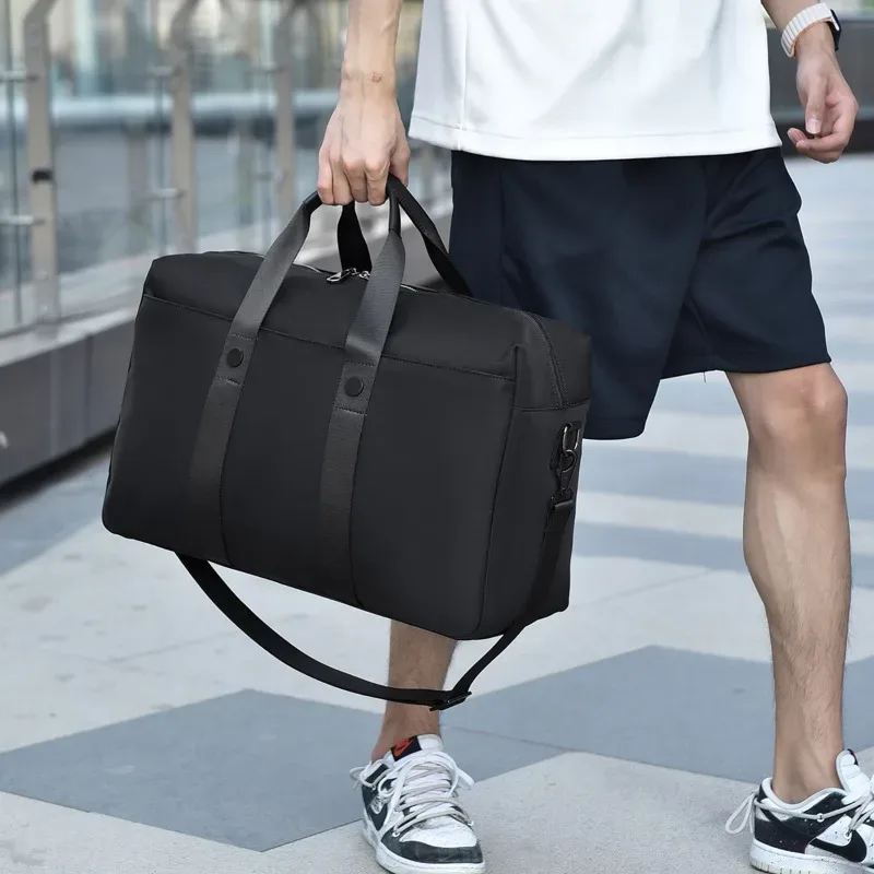 Oxford – sacs fourre-tout de voyage décontractés pour hommes, sacs à poignée supérieure, sacs à main d'affaires de grande capacité, sac de Fitness étanche pour salle de sport, bagages