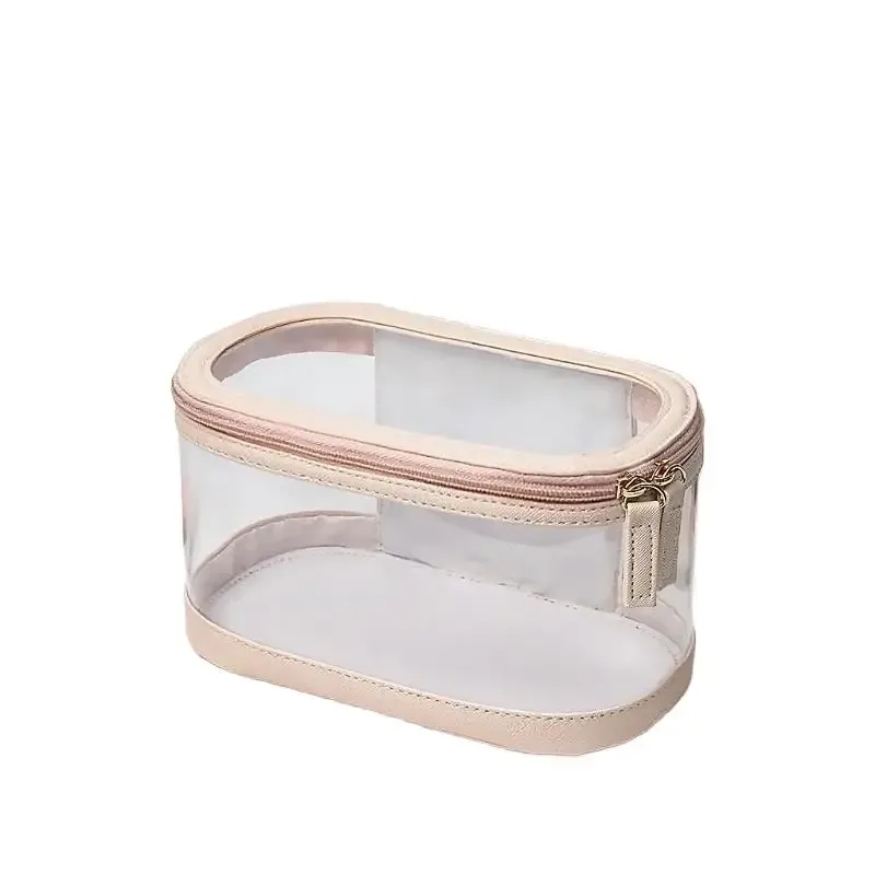 trousse de maquillage transparente grande capacité tendance mère-fille, sac de voyage portable multifonctionnel, trousse de toilette tendance internet