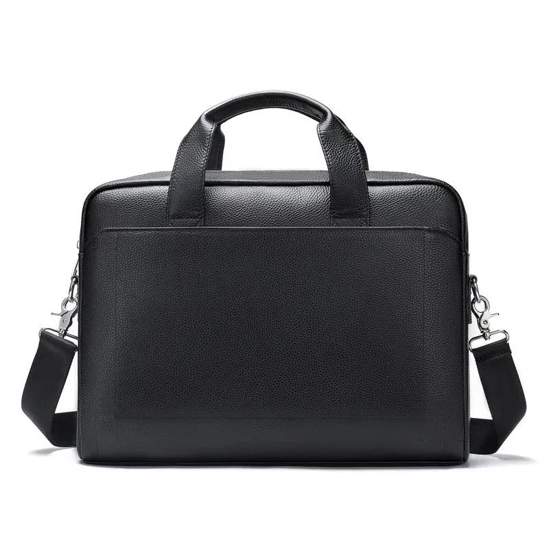 sac à main en cuir véritable pour homme, porte-documents en cuir de vachette de première qualité, sac pour ordinateur portable en cuir véritable, sac d'affaires