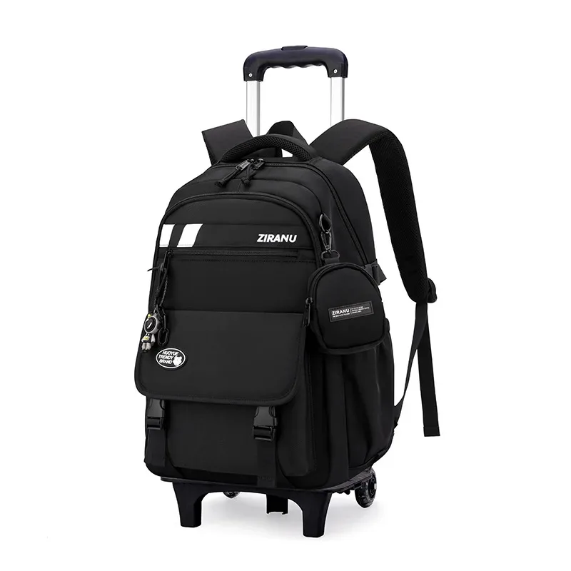 sac à dos à roulettes pour enfants, ensemble de sacs à dos à roulettes pour garçons, sac d'école avec roulettes, sac à bagages roulant, sac de livre pour étudiants