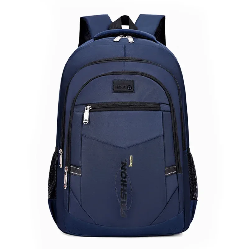 sac à dos de voyage d'affaires de grande capacité pour hommes, sac à dos pour ordinateur portable, tendance, sacs à double épaule pour collège et lycée, en vente