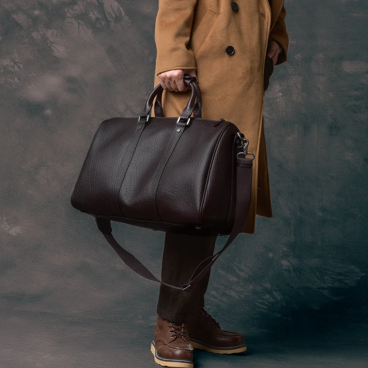 sac de voyage vintage en cuir véritable fait à la main pour hommes, sac à main de luxe en cuir de vache pour f