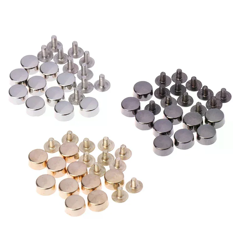 accessoires de couture, sac à main, sacs à bandoulière, goujons inférieurs, rivets, vis, 10 pièces