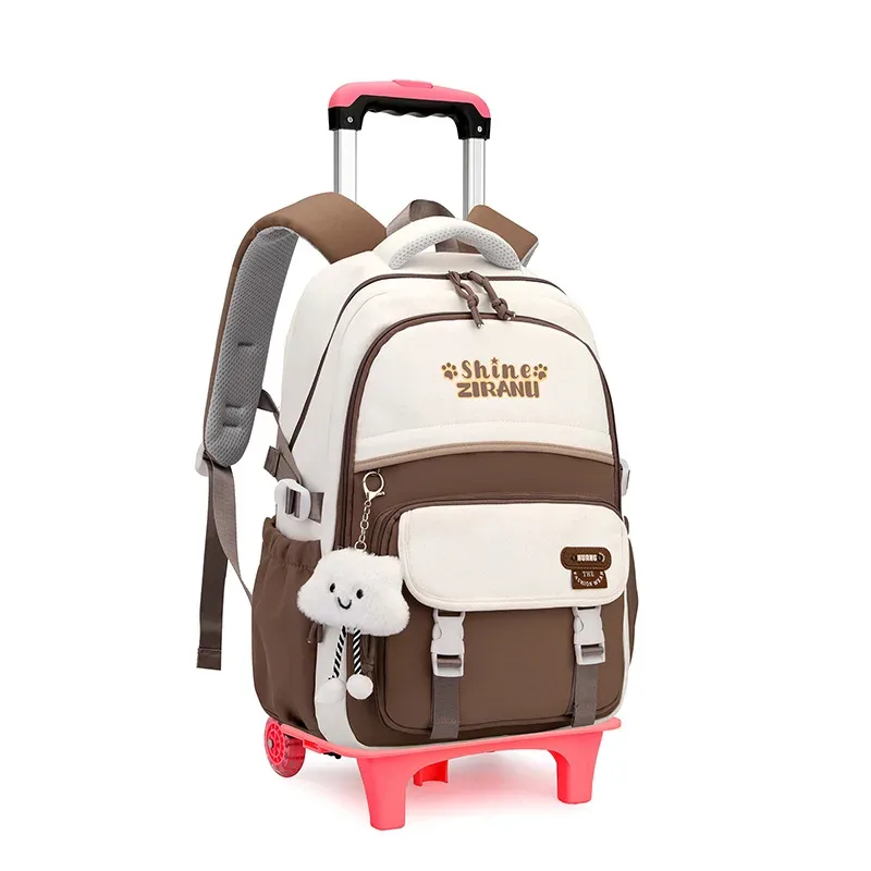 sacs à dos d'école pour enfants sacs d'école pour filles sac à roulettes avec roues sac d'école étanche sac à dos à roulettes pour étudiant