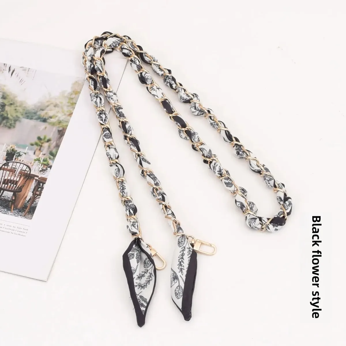 chaîne de remplacement haut de gamme pour sacs à main, chaîne écharpe tissée pour sacs bandoulière, accessoire de modification pour sac à bandoulière simple