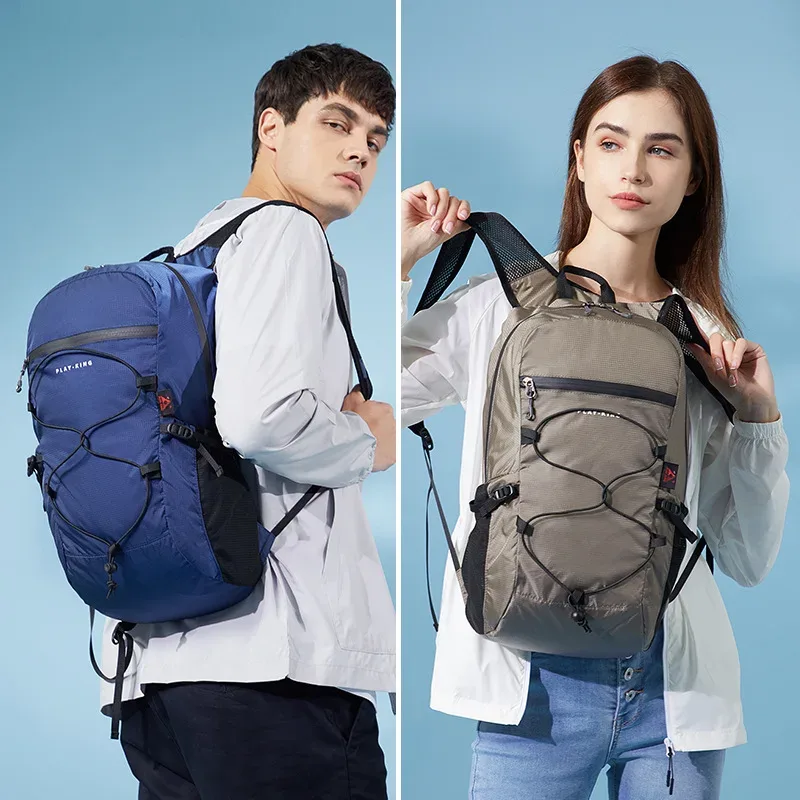 sac à dos pliant portable ultra-léger pour femmes, sac à dos de randonnée en plein air imperméable de grande capacité pour hommes