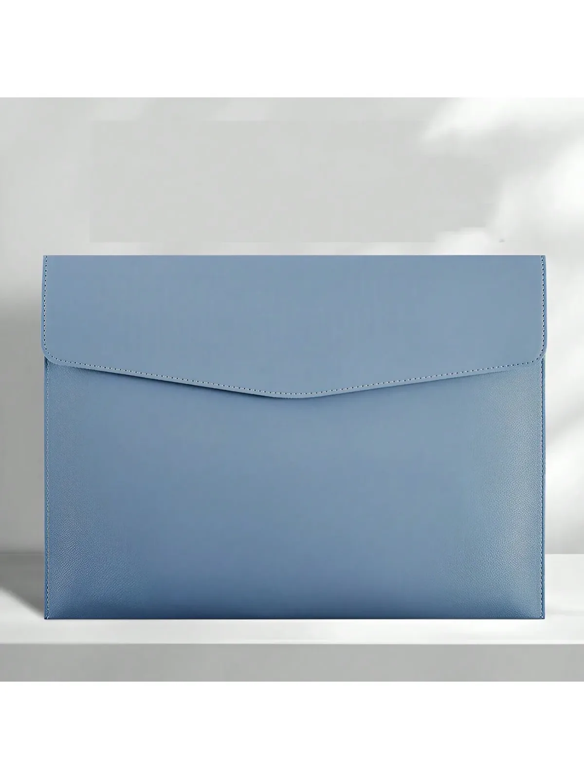 sac à documents a4 en cuir pu personnalisé, pochette de rangement pour bureau d'affaires multicolores, organiseur élégant