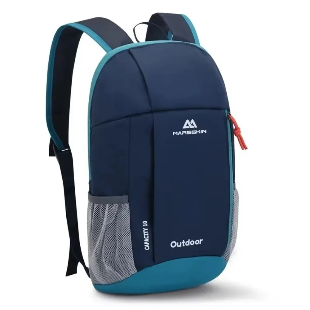 sac à dos d'escalade portable 10l, imperméable, avec fermeture éclair, sac de voyage en polyester, sac à dos décontracté pour étudiants, sports de plein air