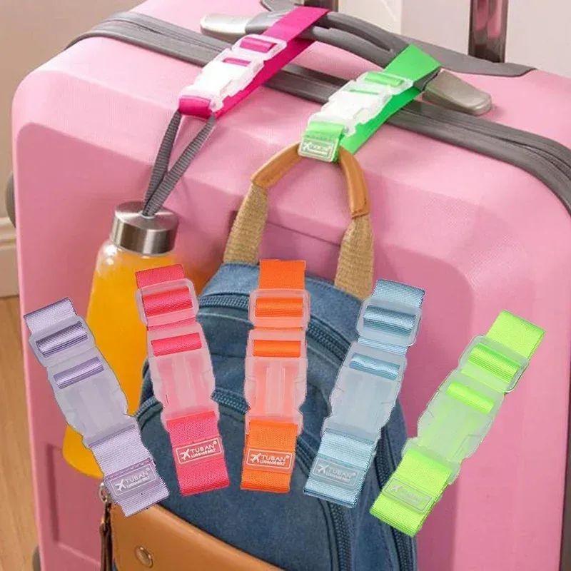 sangles de bagages réglables, 1/2 pièces, accessoires, sangles à boucle suspendues, sangles de sac de valise (expédition aléatoire de logos nouveaux et anciens)