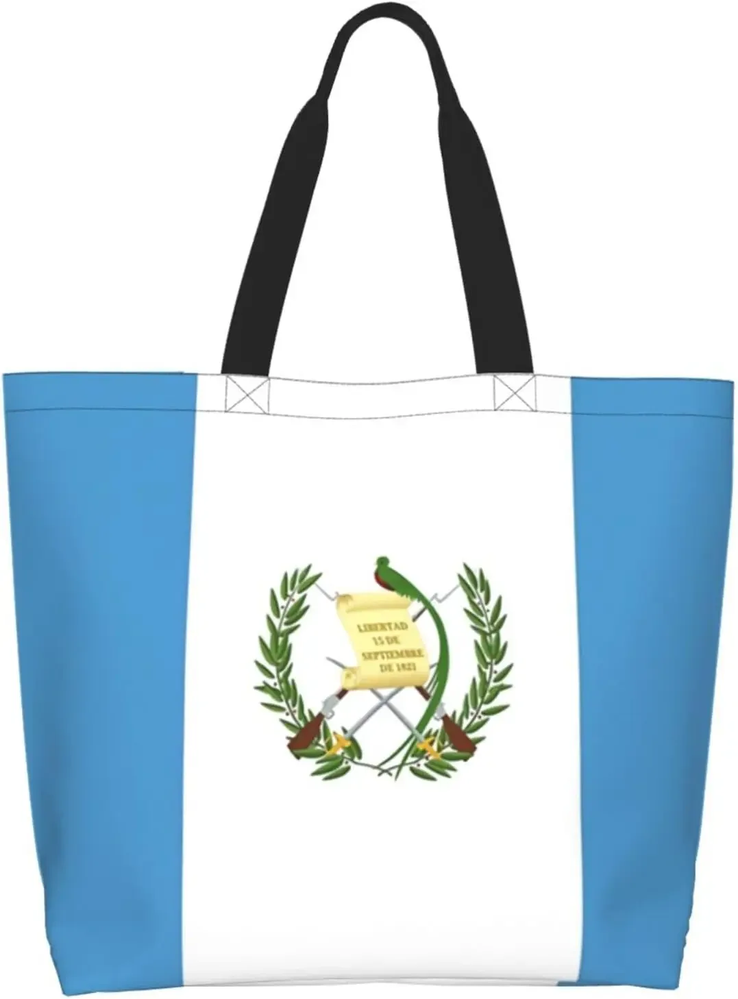 sac fourre-tout drapeau cubain pour femmes et hommes, grands sacs de courses réutilisables pour la plage, les voyages, la salle de sport, le yoga