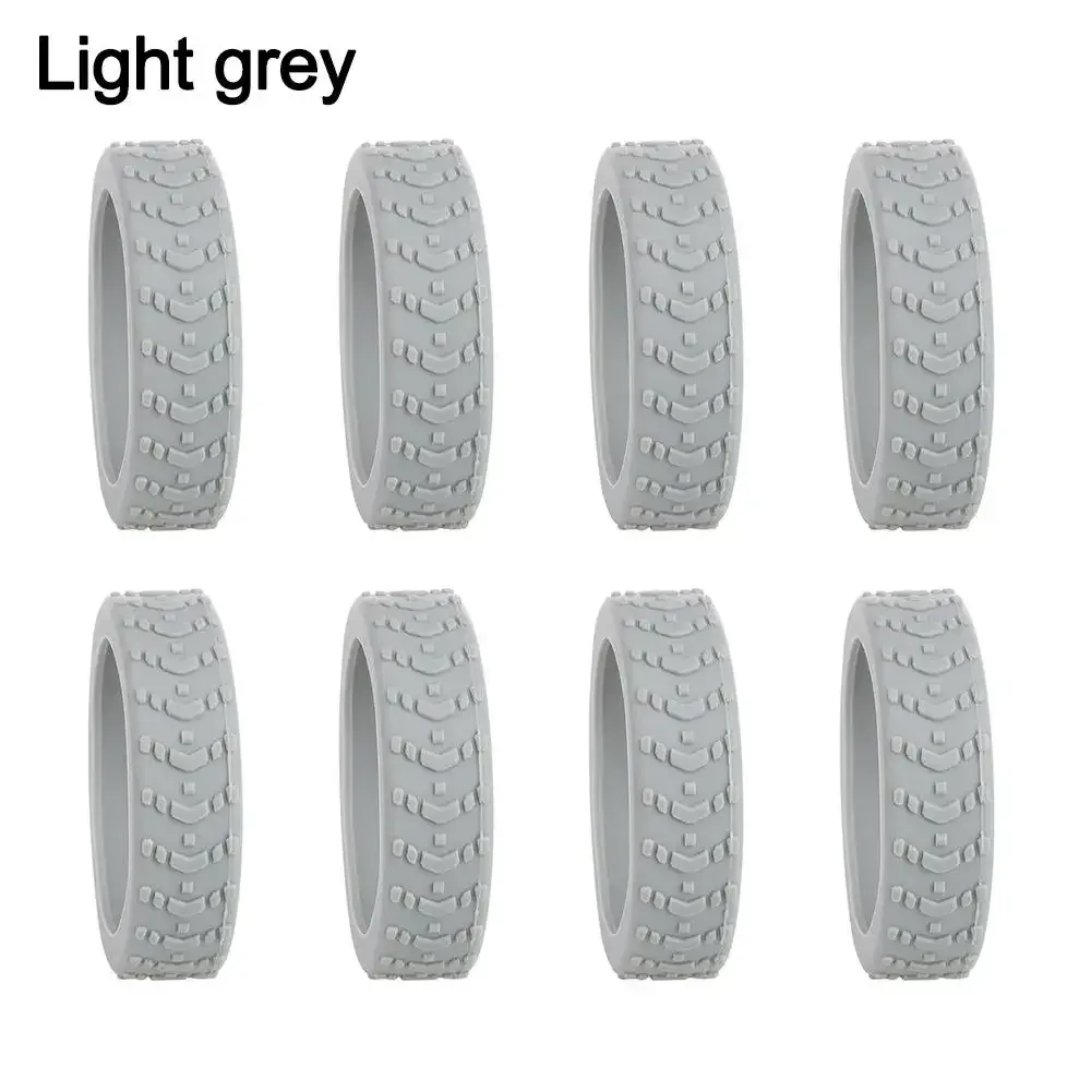 8 pièces bagages de voyage roulettes chaussures valise en silicone roues housse de protection réduire le bruit boîtier de chariot roulettes couverture