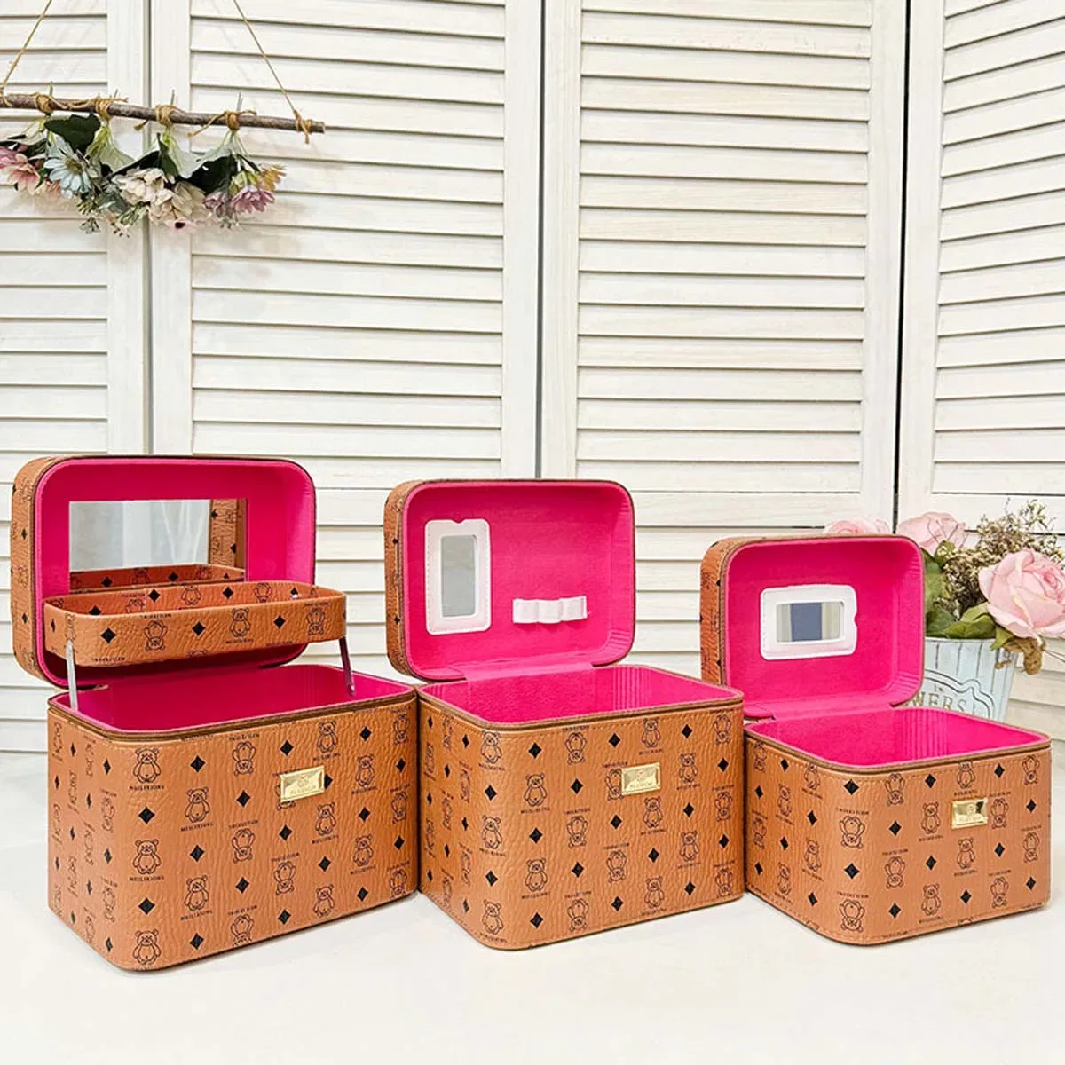 trousse de maquillage chancelier avancée, haute qualité, grande capacité, portable, boîte de rangement de cosmétiques, valise de voyage spéciale, mode, nouveau