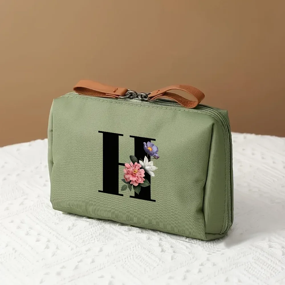 sac de rangement multifonctionnel 1 pièce, trousse de maquillage à la mode pour femmes, trousse de toilette de voyage portable adaptée aux voyages d'affaires et aux voyages