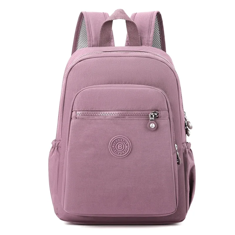 sac à dos en tissu de haute qualité pour femmes, sac à dos décontracté pour femme, sac à dos de voyage pour filles, grande capacité, mode