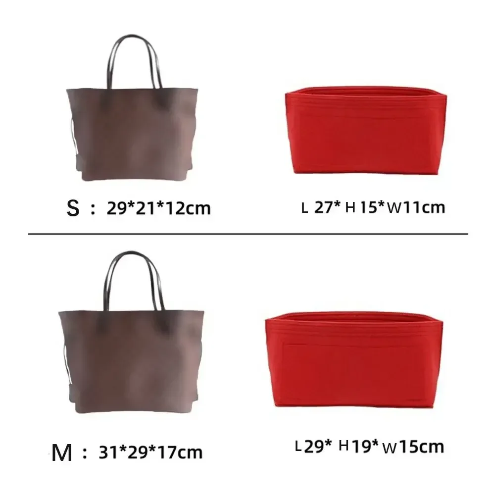 sac à main en feutre de haute qualité, sac de rangement, support de sac interne, organization, doublure de sac portable pour lv neverfull
