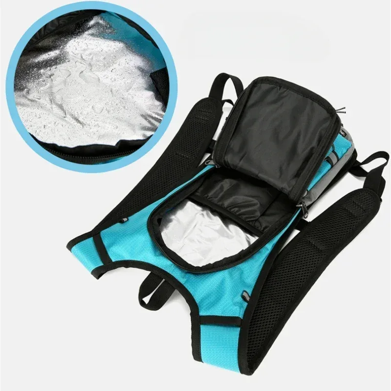 sac à dos de cyclisme 2026 avec filet pour casque, sac de jour, sac de rangement pour bouteille d'eau, sac à dos d'hydratation pour course à pied et jogging