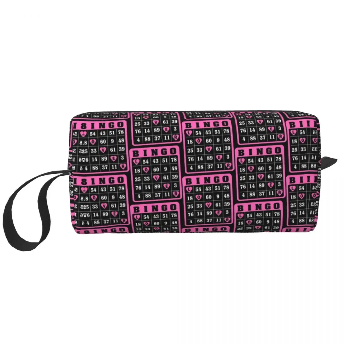trousse de toilette personnalisée, trousse de voyage, bingo iktoilette, papier kawaii, jeu de maquillage, cosmétique, boîte de rangement de miles pour femme