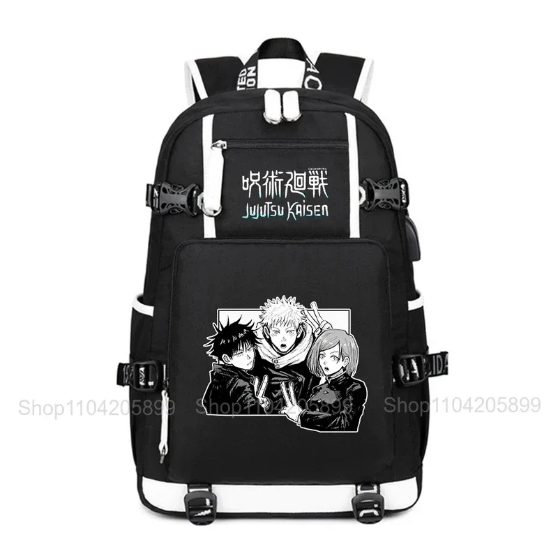 sac à dos jujutsu kaisen, mochila anime, cartable pour étudiants et adolescents, sacs d'école pour garçons et filles, grand sac à dos de voyage quotidien, cadeau