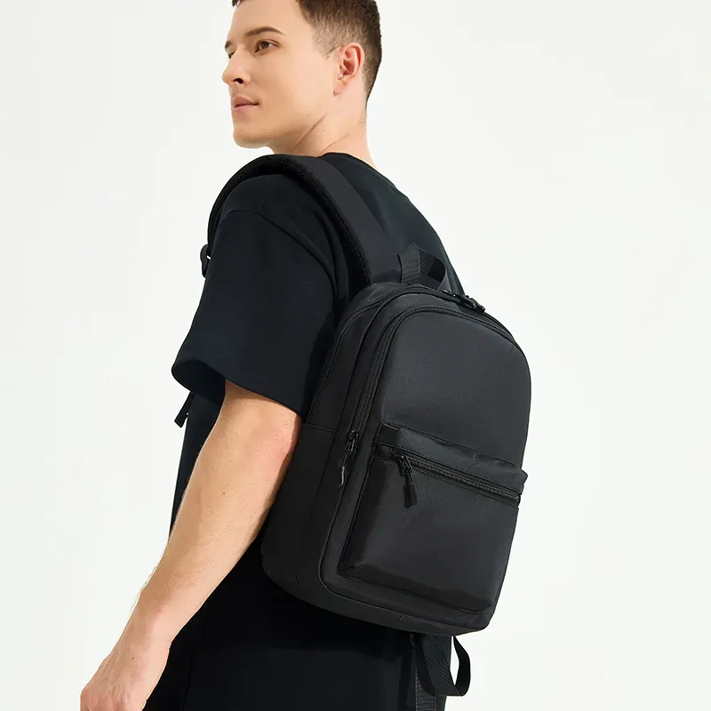 mini sac à dos pour hommes, petit sac d'école noir à bandoulière, léger, de créateur, imperméable, pour voyage