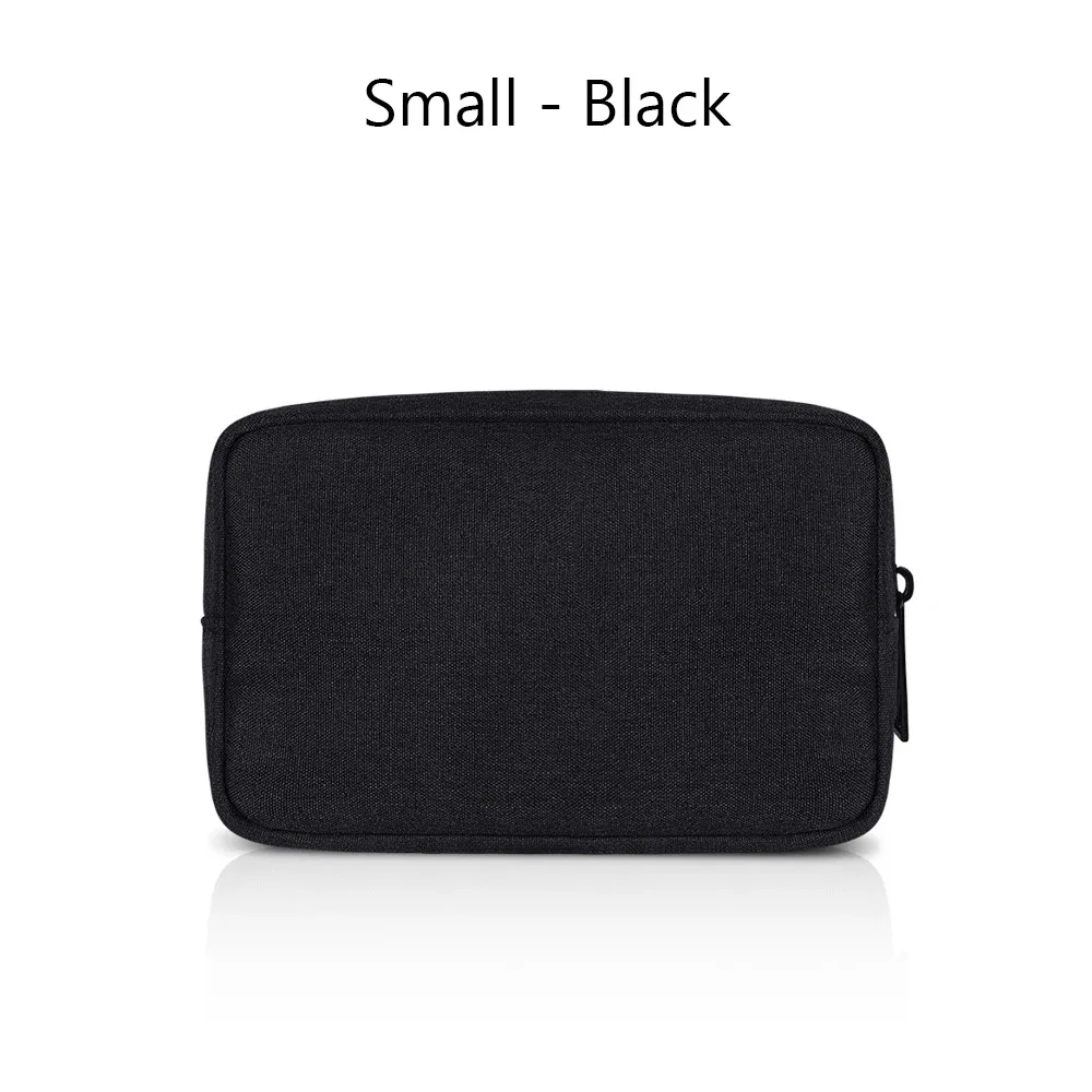 sacs de rangement numériques portables, organisateur de gadgets usb câbles fils chargeur batterie fermeture éclair sac à cosmétiques, étui accessoires