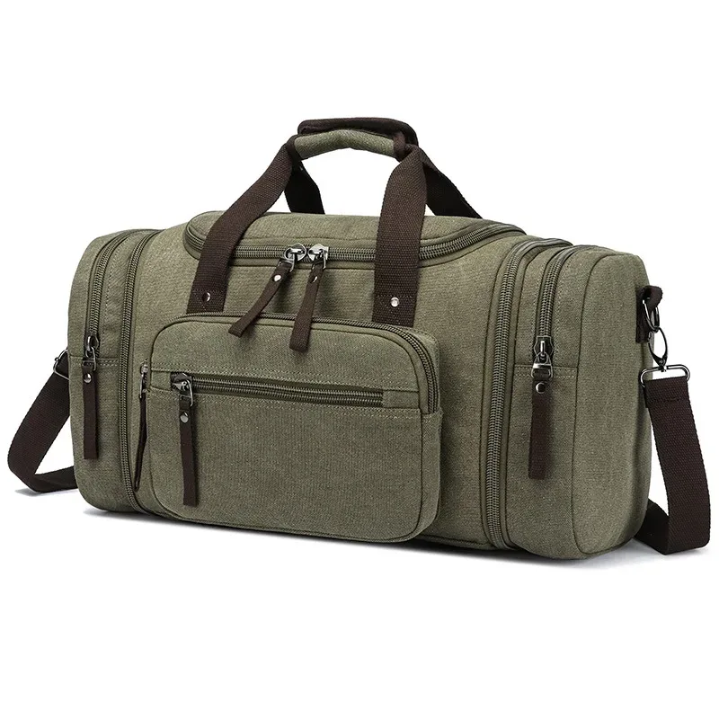 sac à bagages transfrontalier de grande capacité de style coréen, sac de voyage décontracté à la mode, sac de voyage à bandoulière d'extérieur tendance