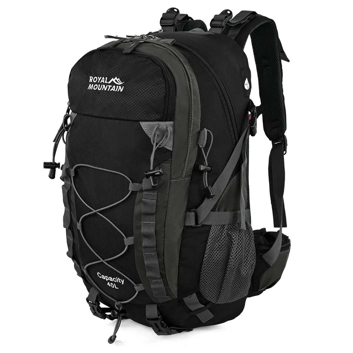 sac à dos de randonnée et d'extérieur de 30l avec housse de protection contre la pluie, tissu résistant à l'eau, multi-compartiments, adapté à tous les genres et à tous les environnements.