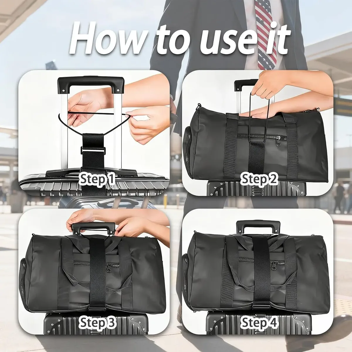 sangle élastique réglable pour bagages, 1/2 pièces, ceintures de sécurité pour valises, accessoires de voyage