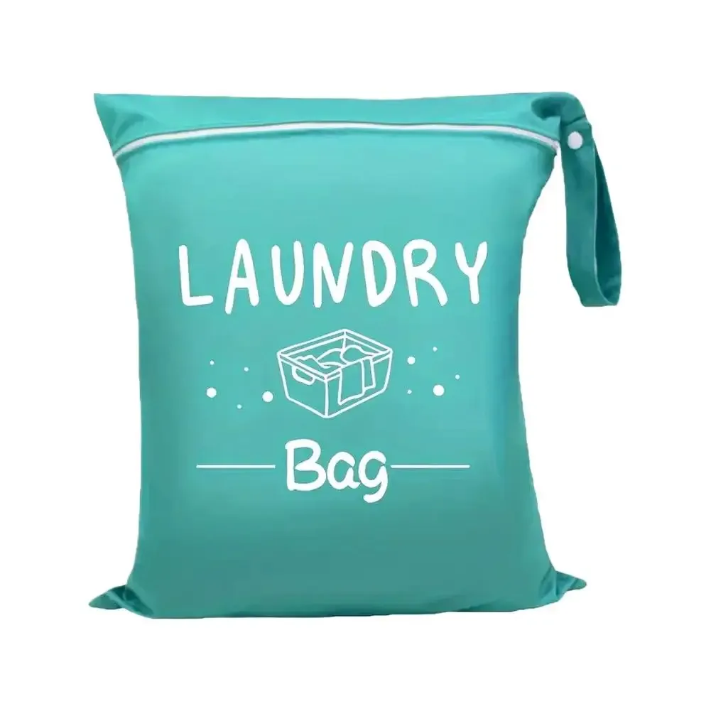 sac de voyage imperméable pour le linge, pochette organisatrice humide/sèche avec fermeture éclair et sangle de suspension, sac de rangement portable