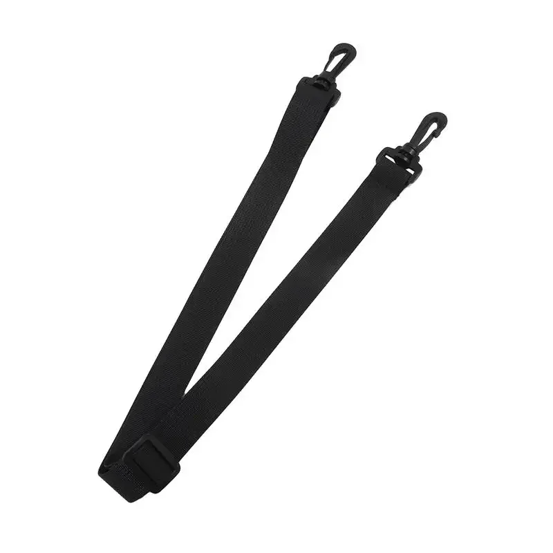 accessoires de sac à bretelles longues noires, ceintures réglables, sac à dos d'épaule de remplacement, bande détachable, utilisation chronologique fréquente, sécurité