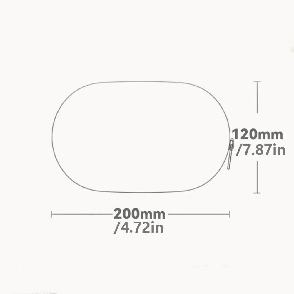 sac à cosmétiques portable en silicone de grande capacité, sac de rangement de voyage étanche à fermeture éclair, porte-monnaie souple anti-poussière, petit article