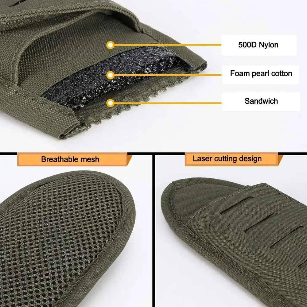 1pc remplacement gilet bandoulière coussinet antidérapant respirant pochette d'ordinateur sangle coussin détachable sac à dos épaulière en plein air