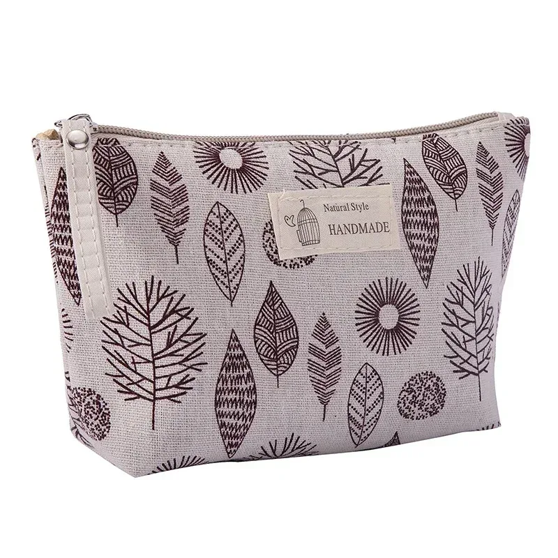 nouveau femmes voyage sac cosmétique toile portable fermeture éclair sacs de maquillage femme sacs à main trousse à crayons articles de toilette stockage sac de lavage chaud