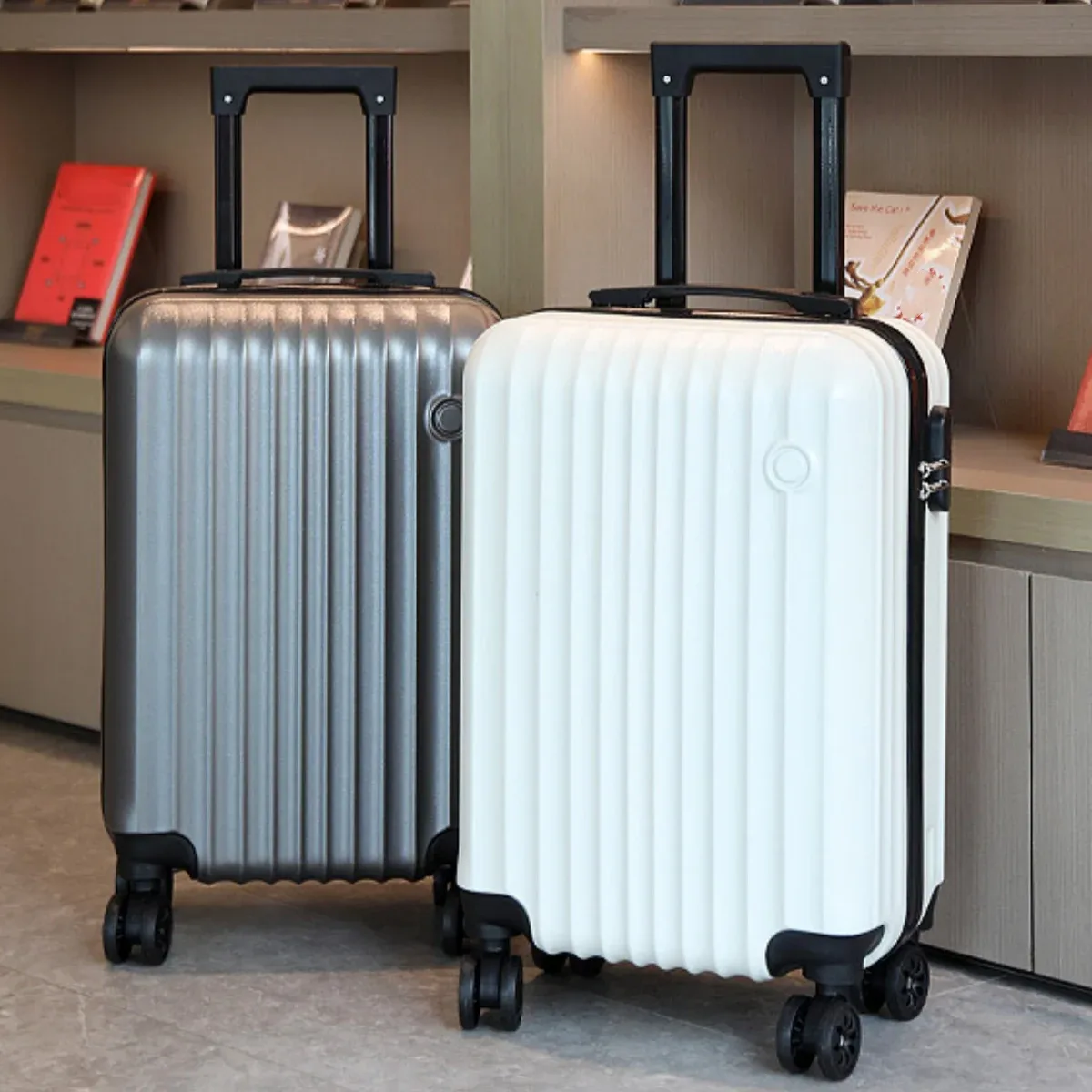 1 pièce, valise à bagages de 20 pouces, boîtier de chariot, serrure à combinaison, roues universelles, matéria