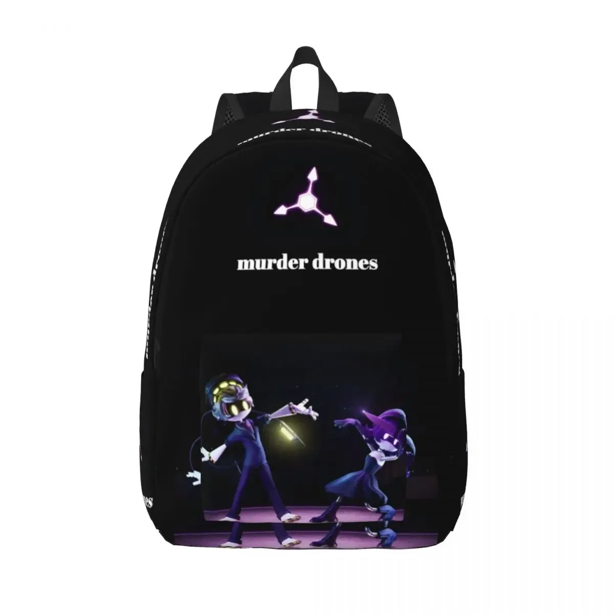 murder drones dessin animé adolescent sac à dos léger lycée randonnée voyage série tv sac à dos hommes femmes ordinateur portable toile sac