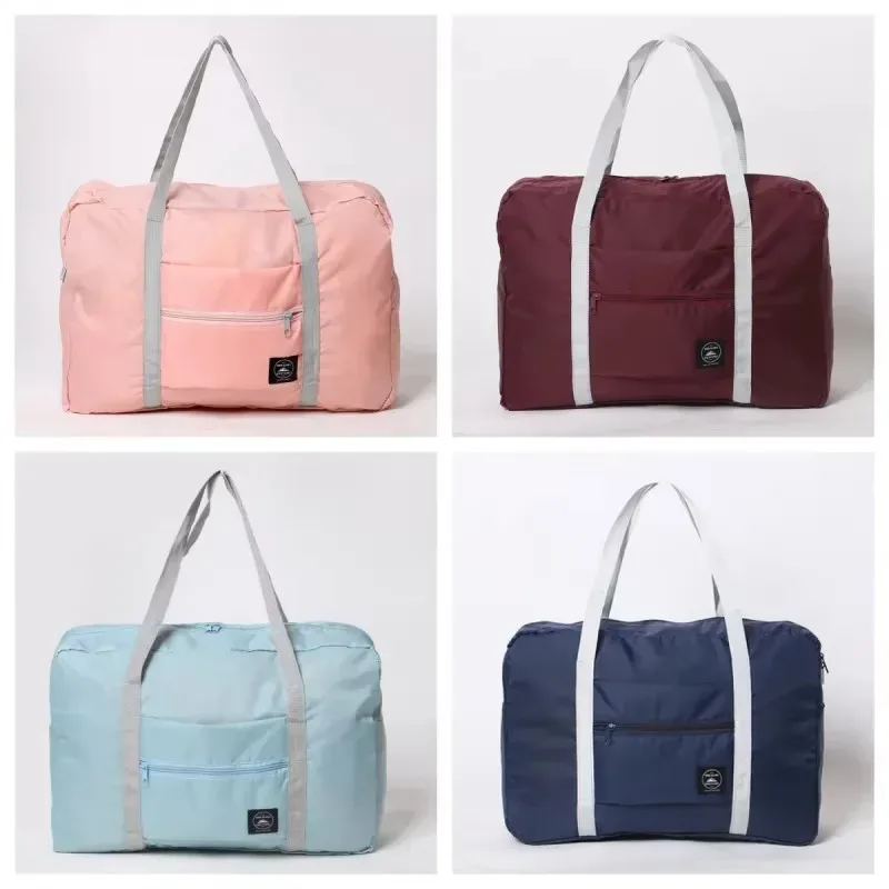1 ensemble de sacs à bagages de voyage pliables de grande capacité, sac de fitness extensible, bagage de sport, enregistrement des bagages du week-end, bagages