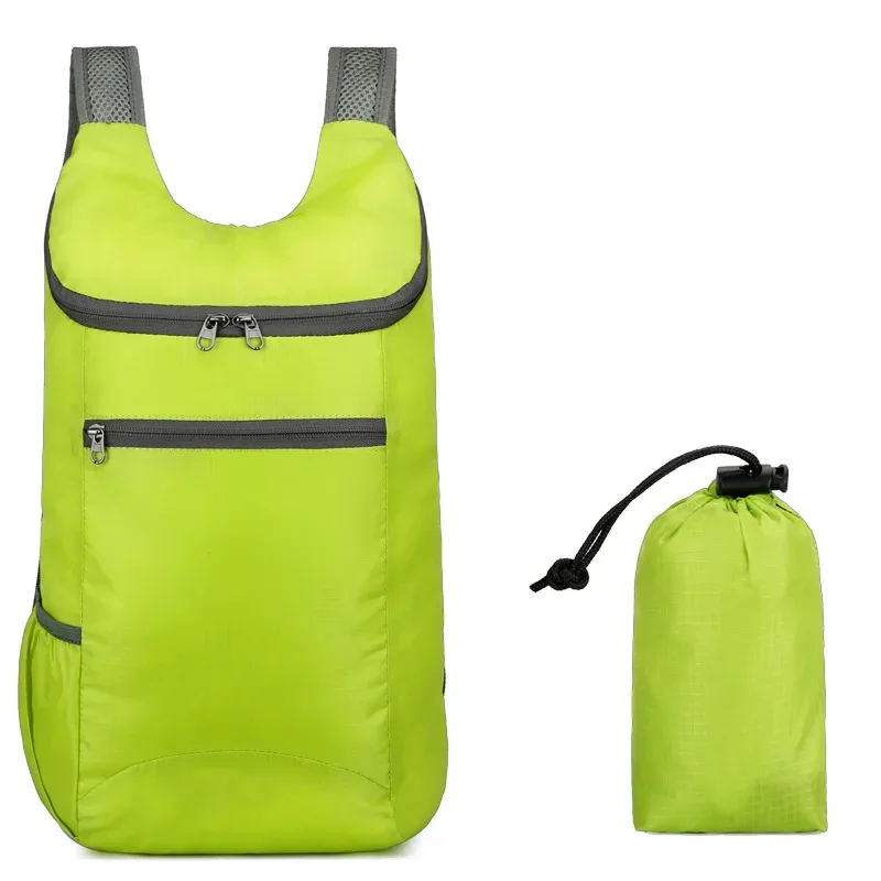 sac à dos de voyage pliable grande capacité, imperméable, léger, pour ordinateur portable, idéal pour les week-ends, le sport et la randonnée