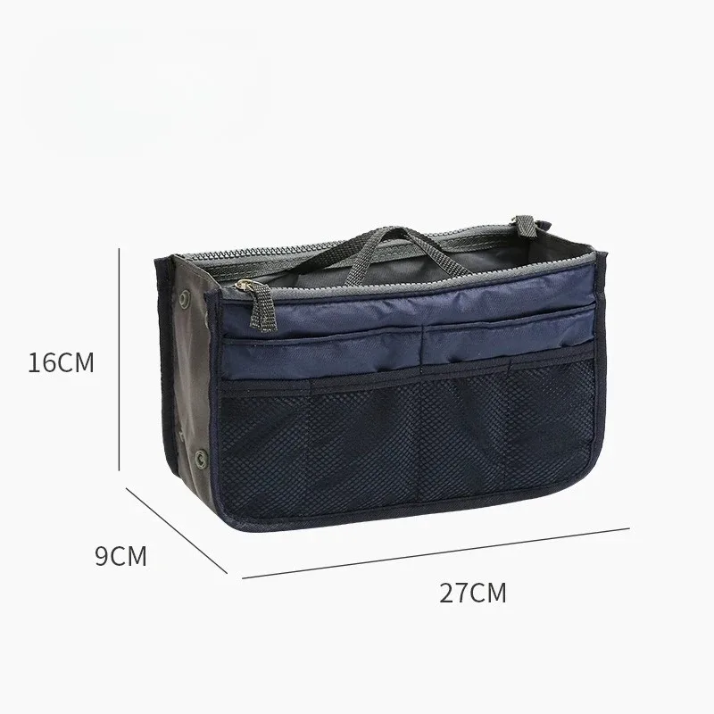 organisateur de sac à main en nylon pour femme, grand insert de rangement pour sac de voyage, trousse de maquillage, sac fourre-tout pas cher pour femme