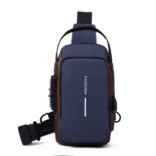 sac à dos de sport pour homme, sac de poitrine décontracté pour voyage, sac de cyclisme antivol, sac banane de course à bandoulière unique
