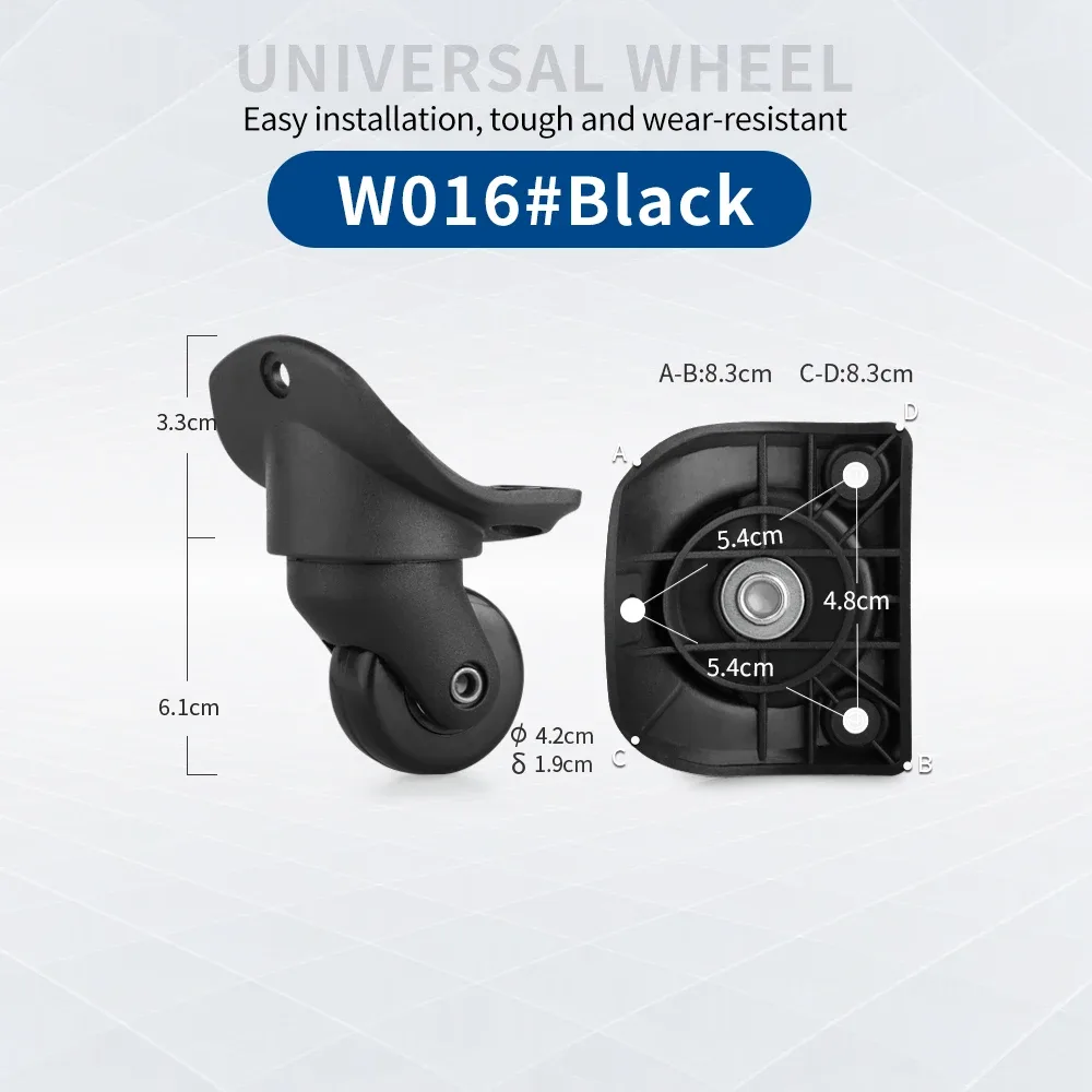 roues universelles pour valise, accessoires de réparation de roulettes de valise, roues pour bagages de voyage
